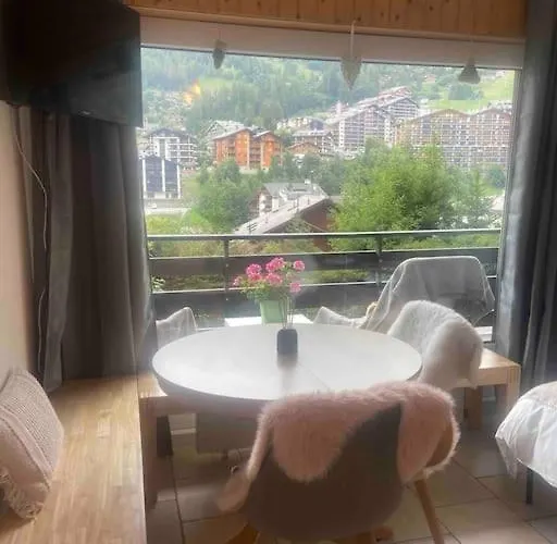 Sunny Swiss Mountain In Centre By Jolidi